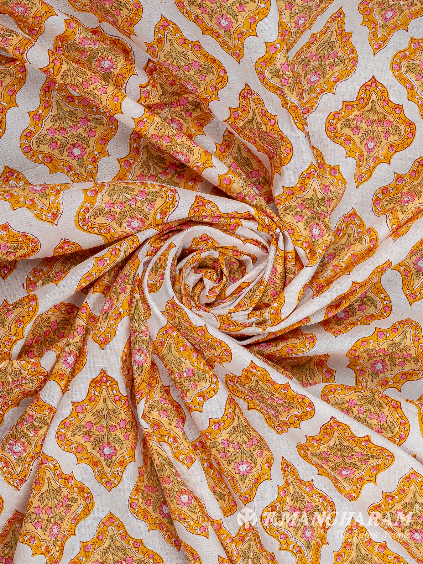 White Cotton Fabric - EC12200