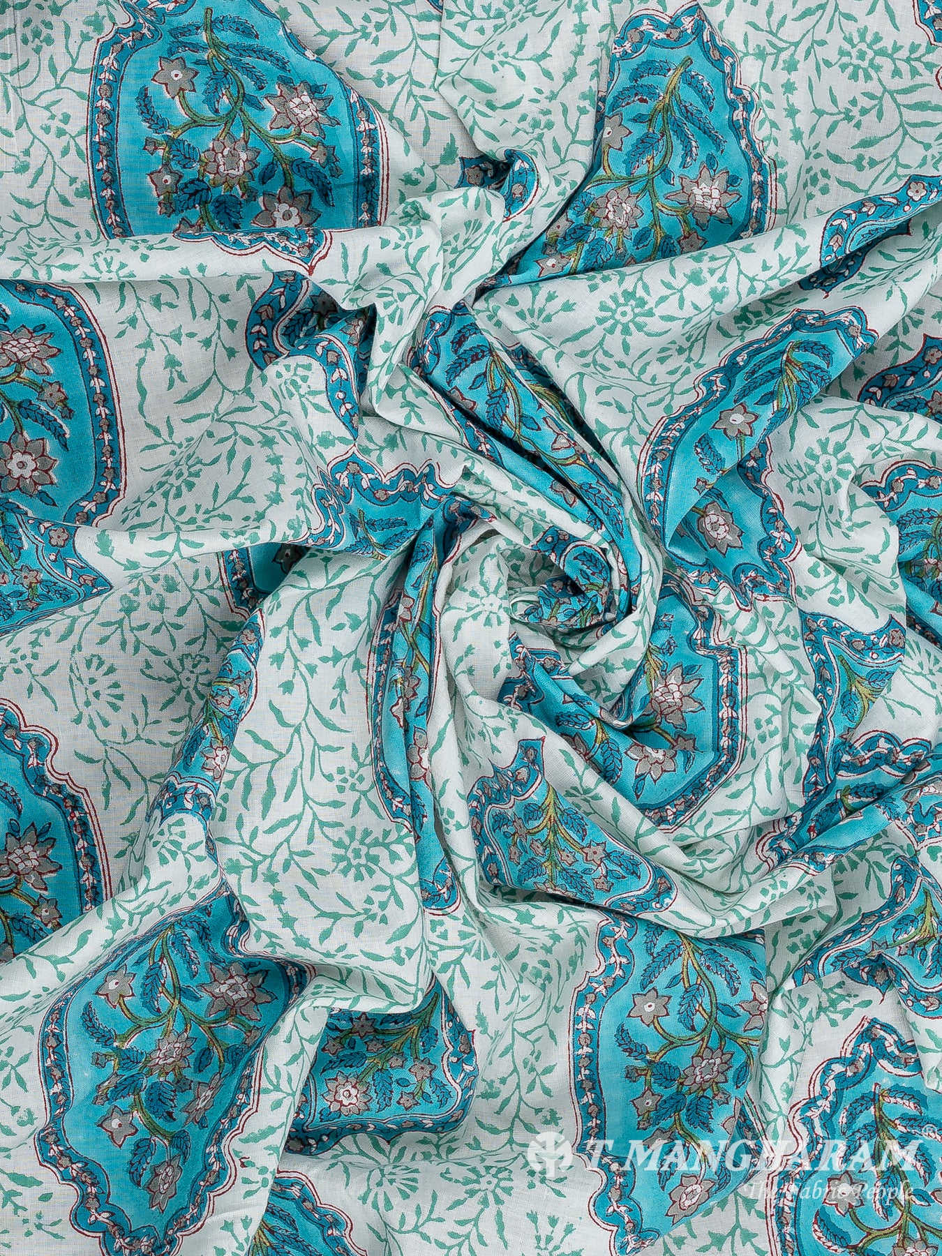 White Cotton Fabric - EC12212