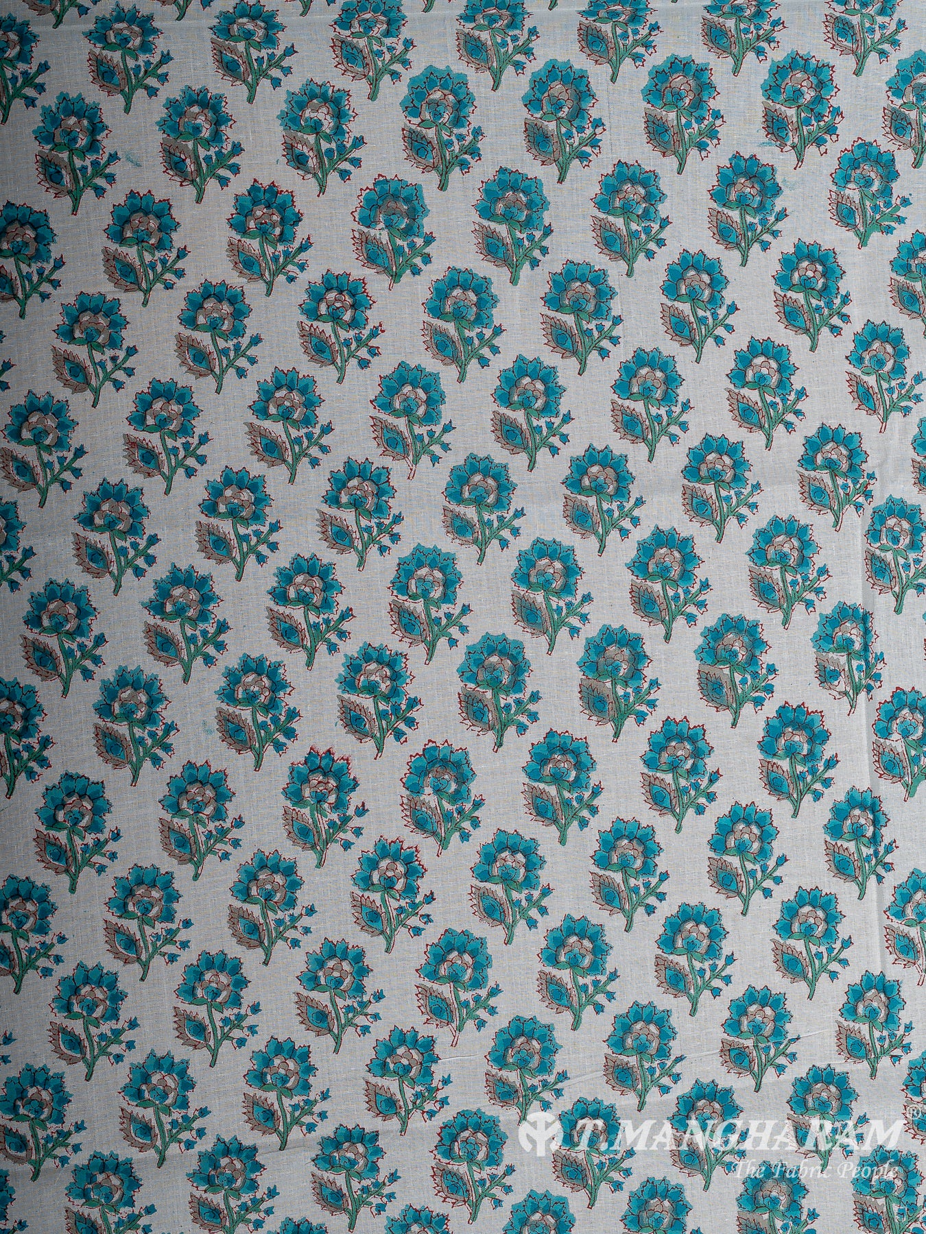 White Cotton Fabric - EC12199