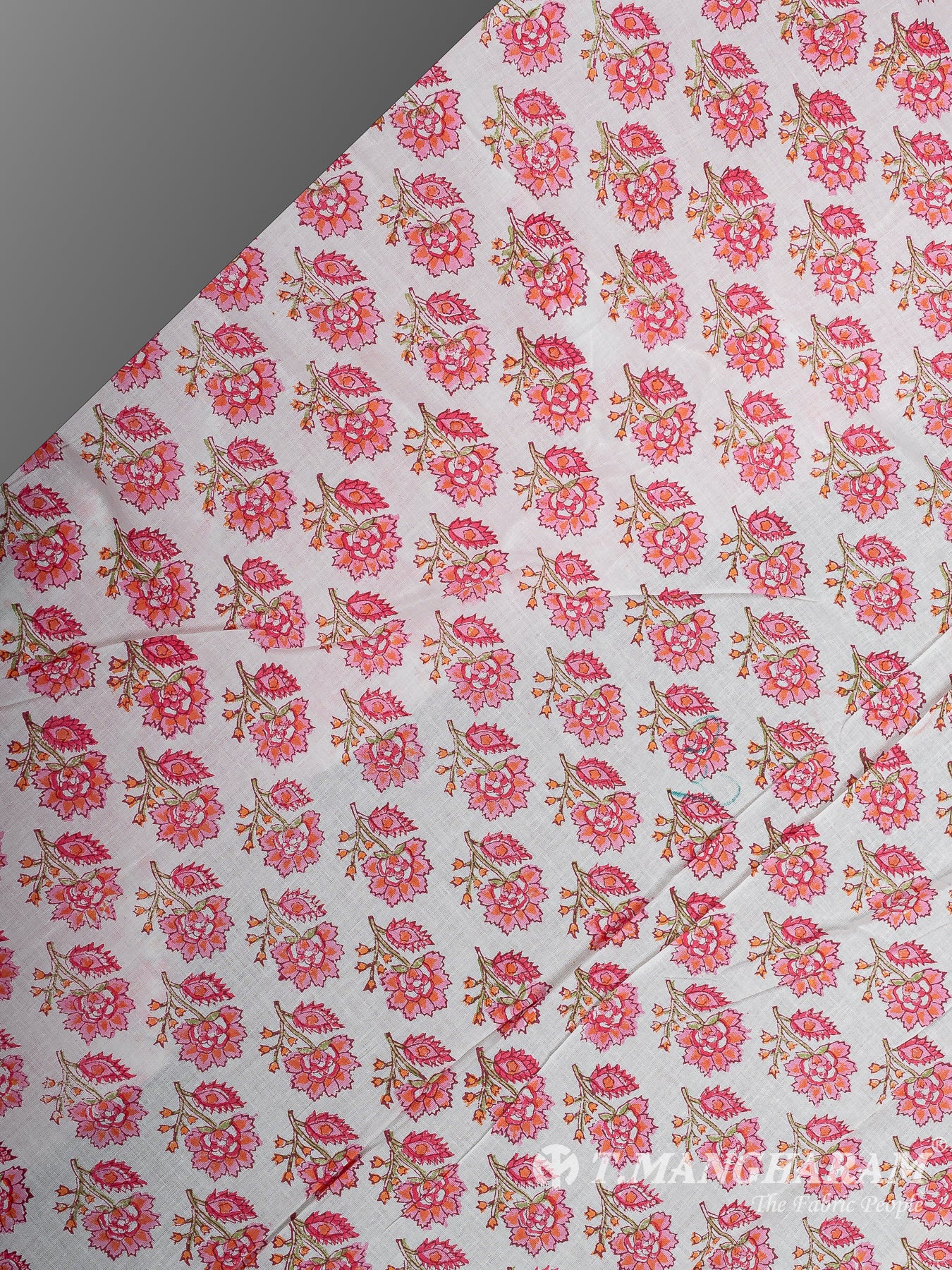White Cotton Fabric - EC12214