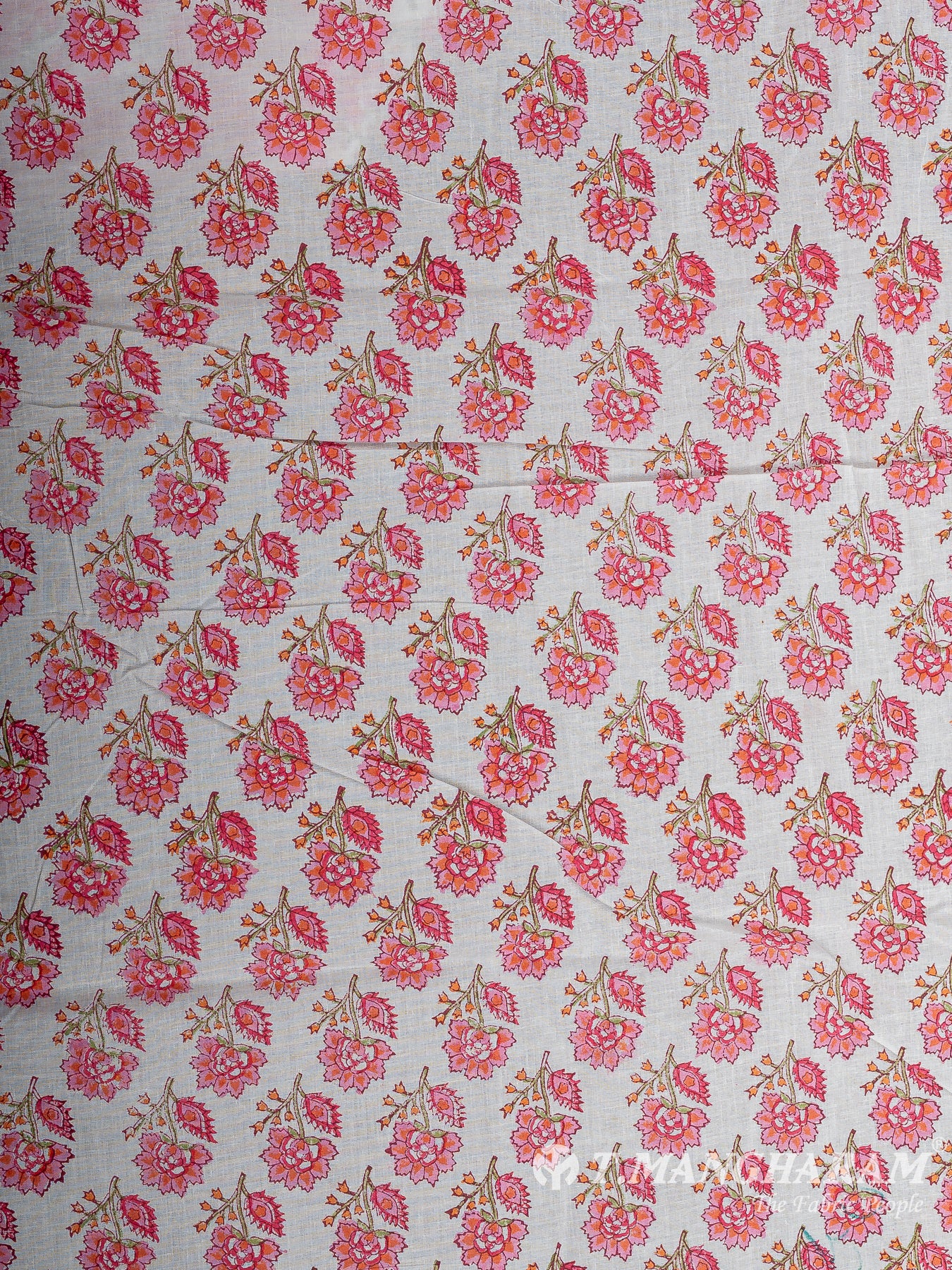 White Cotton Fabric - EC12214