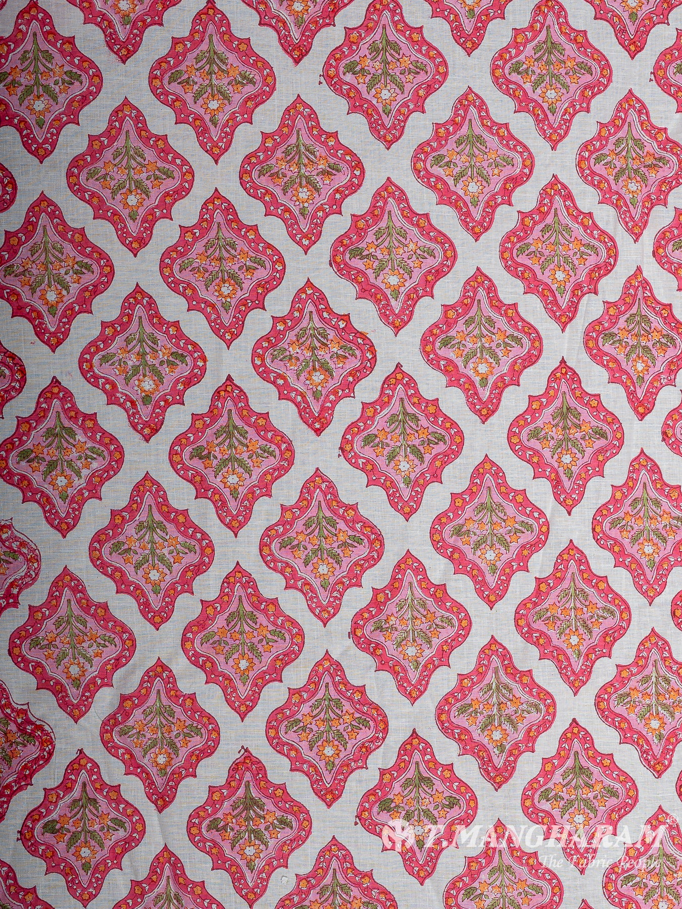 White Cotton Fabric - EC12198