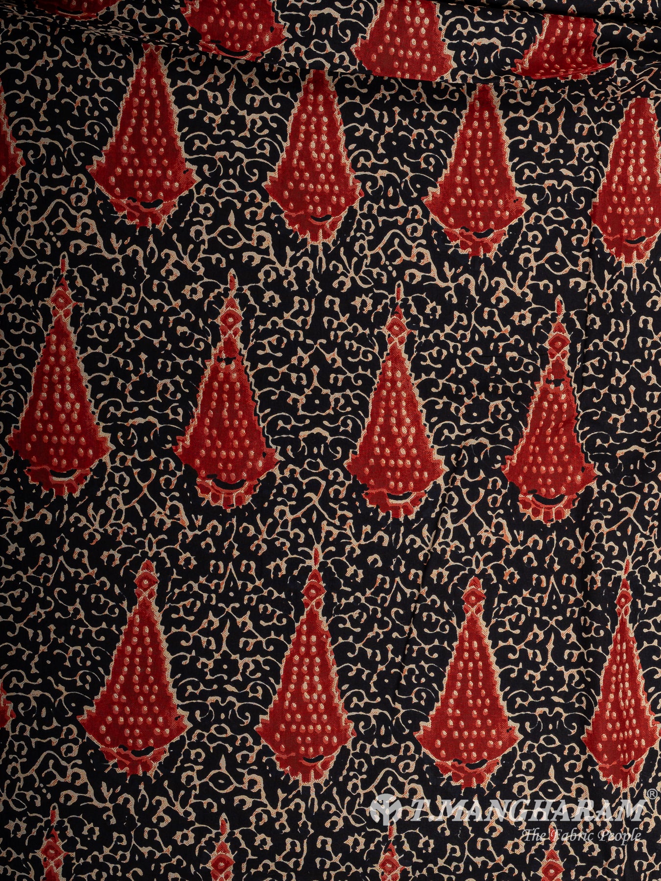 Black Cotton Fabric - EC12278