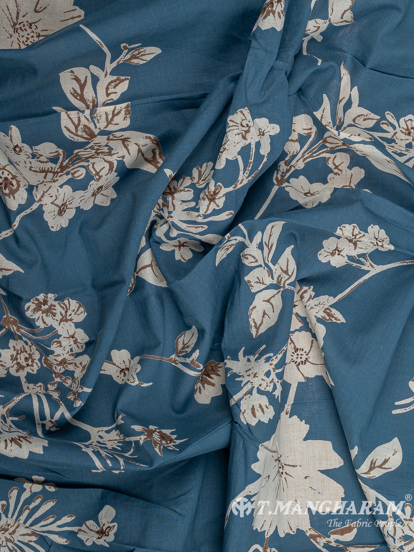 Blue Cotton Fabric - EC12244