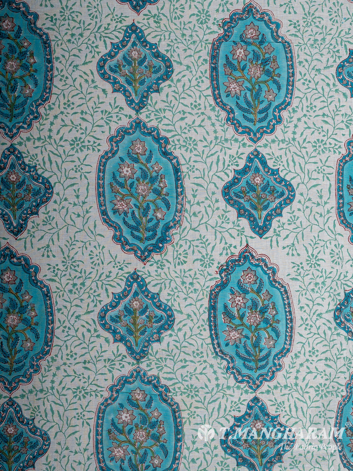 White Cotton Fabric - EC12206