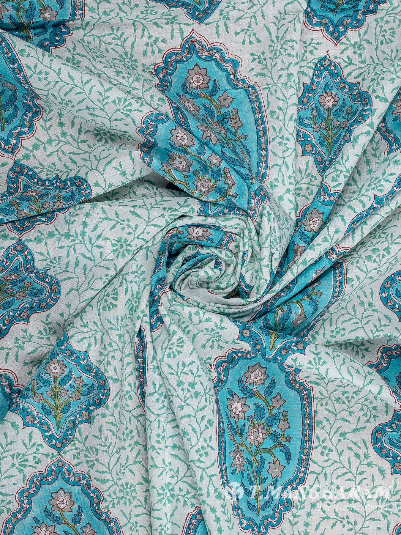 White Cotton Fabric - EC12206