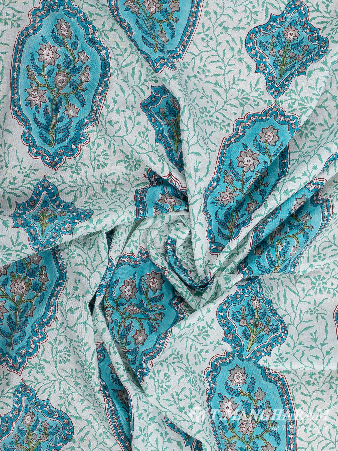White Cotton Fabric - EC12206