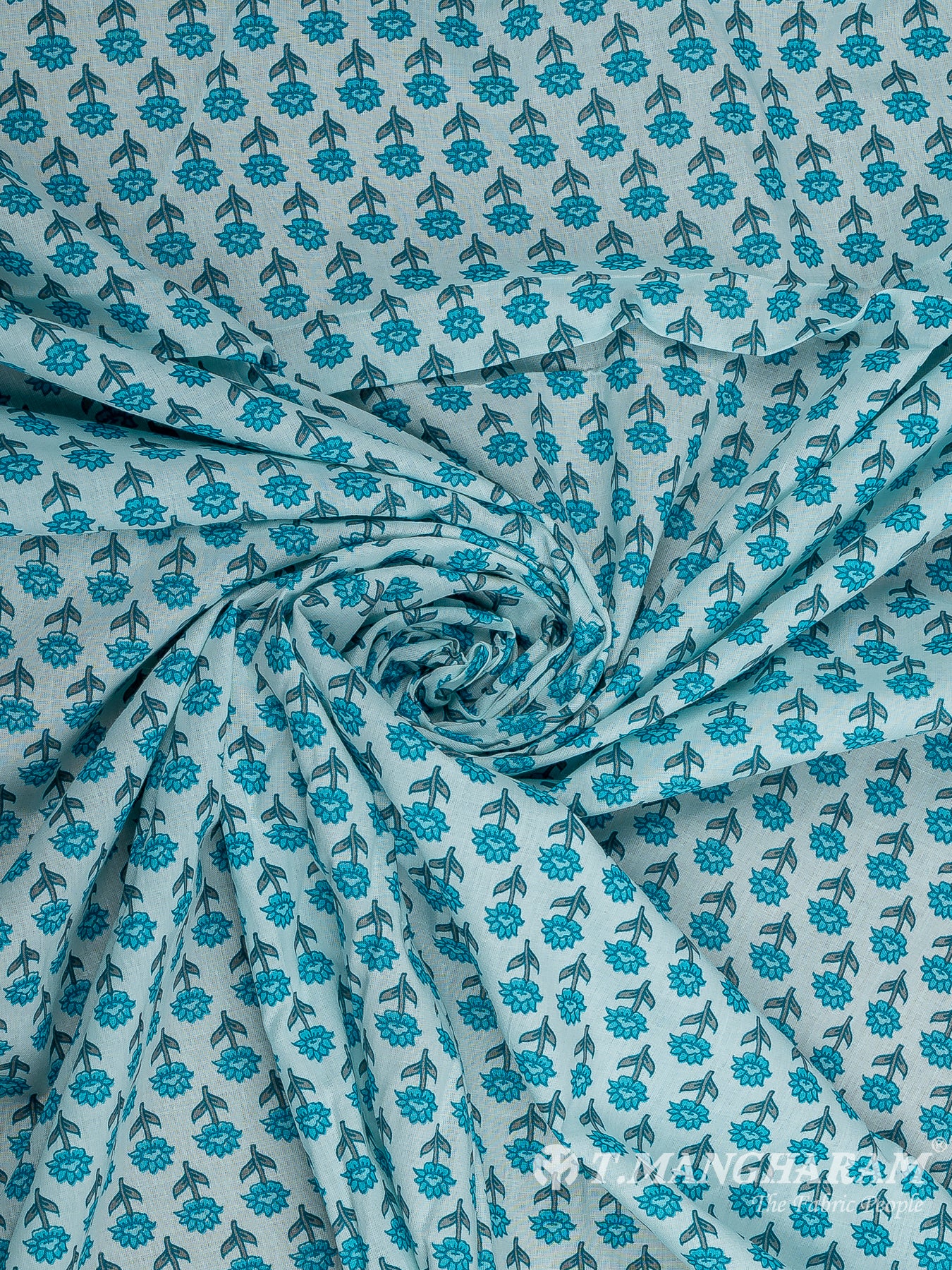 Blue Cotton Fabric - EC12270