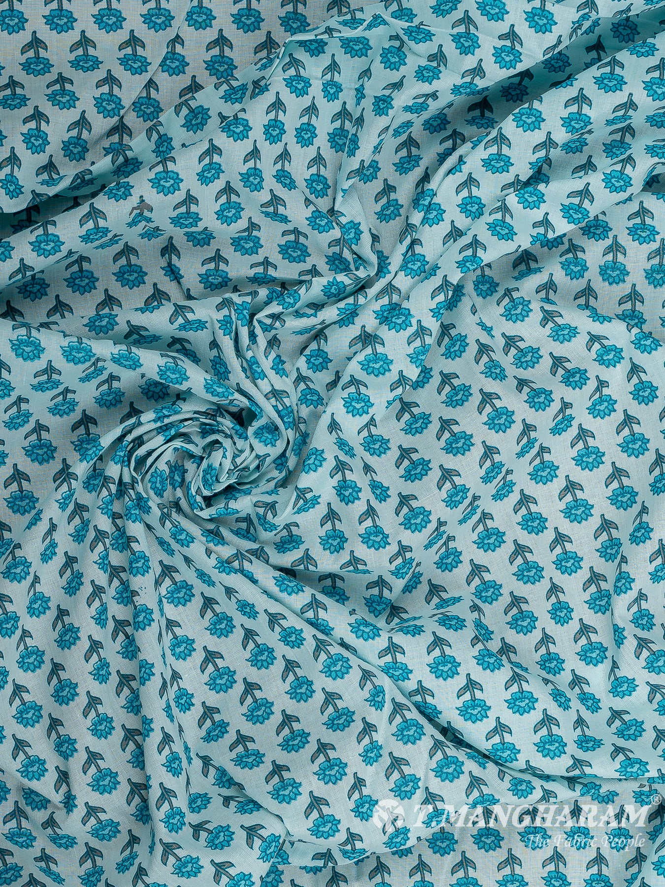 Blue Cotton Fabric - EC12270