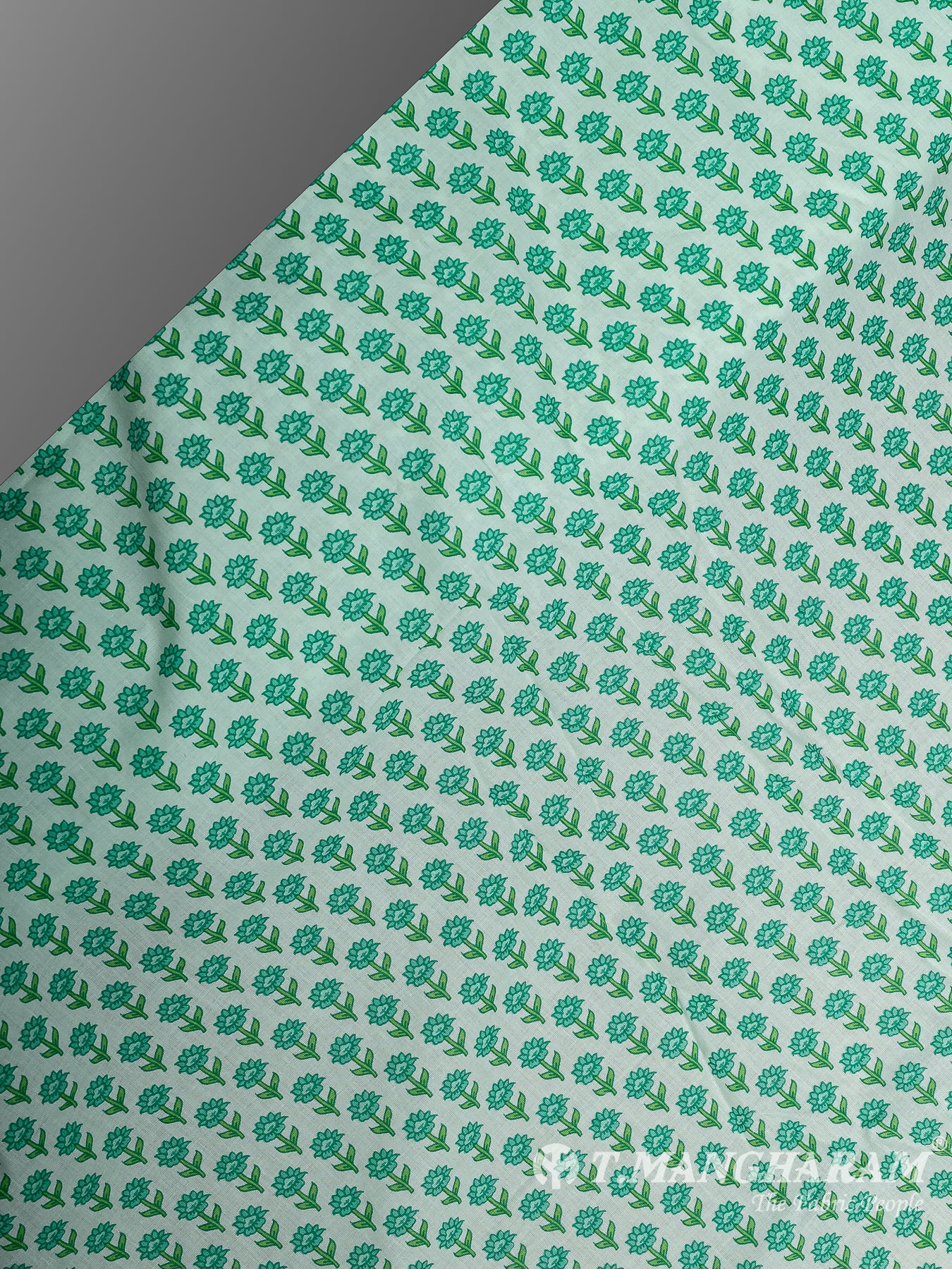 Green Cotton Fabric - EC12268