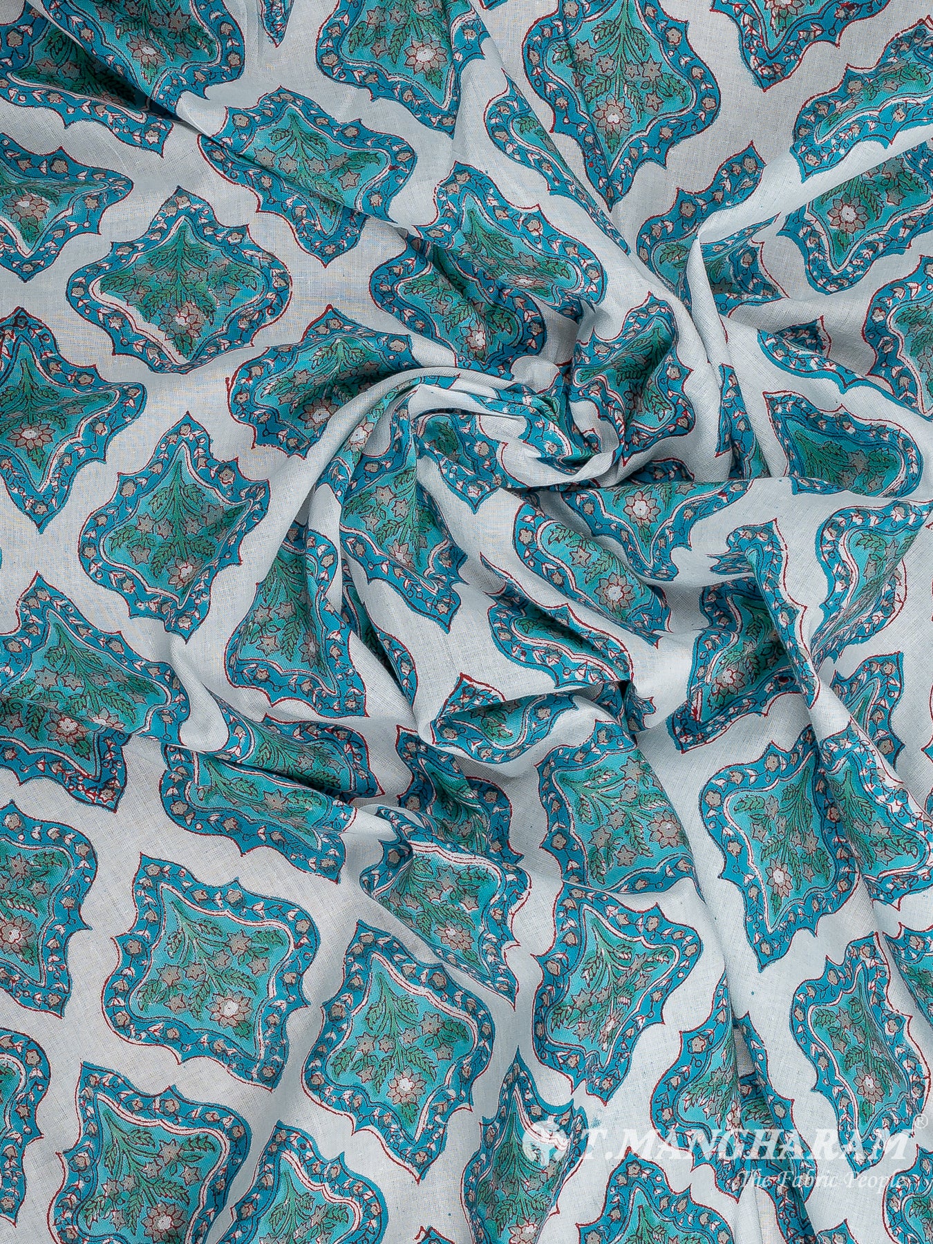 White Cotton Fabric - EC12211