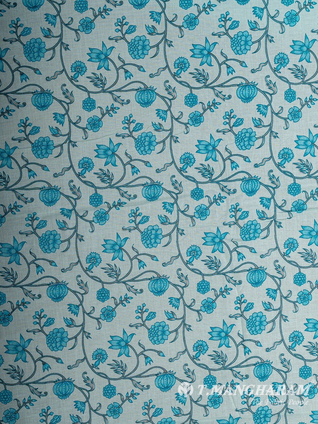 Blue Cotton Fabric - EC12271