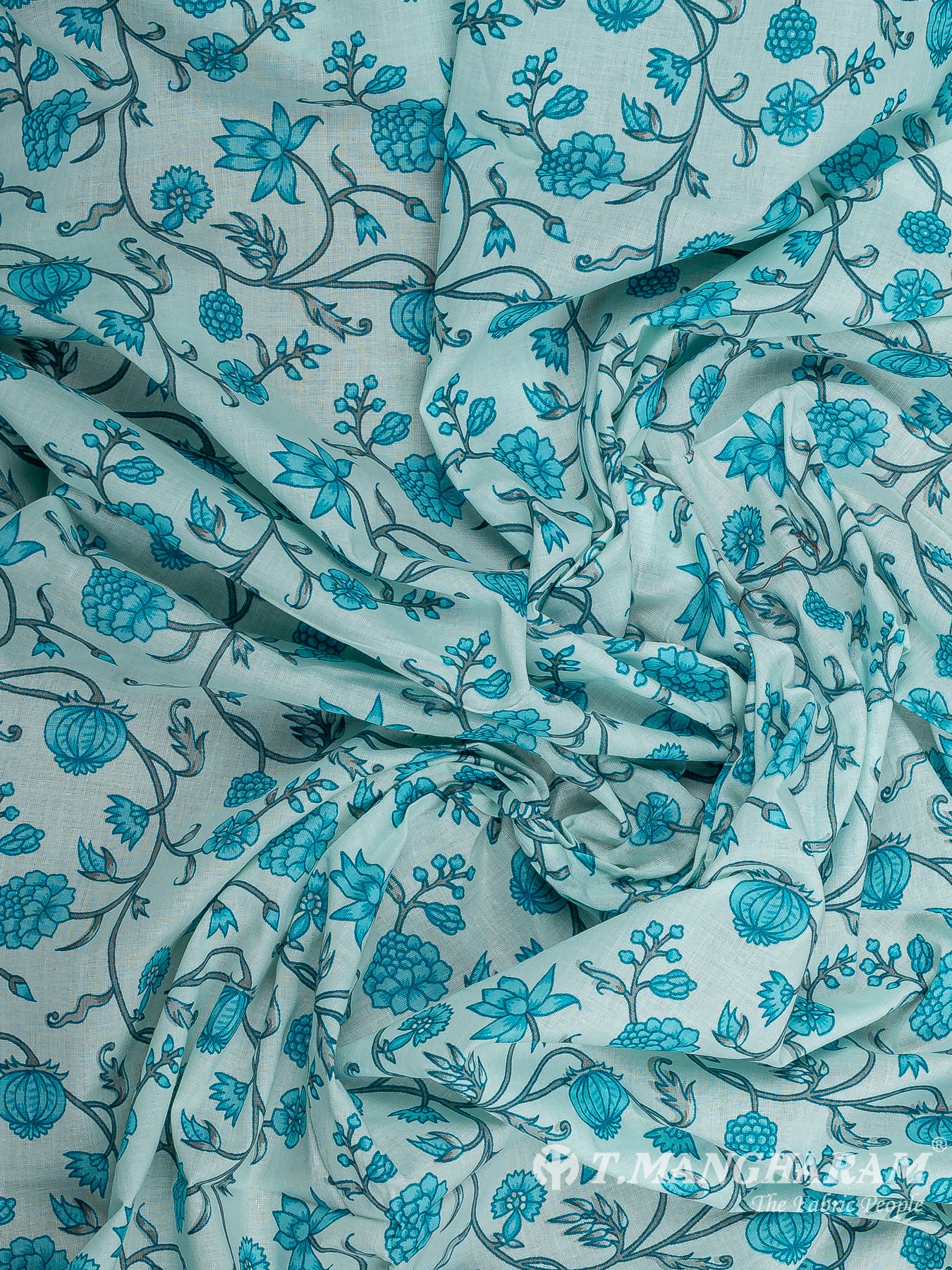 Blue Cotton Fabric - EC12271