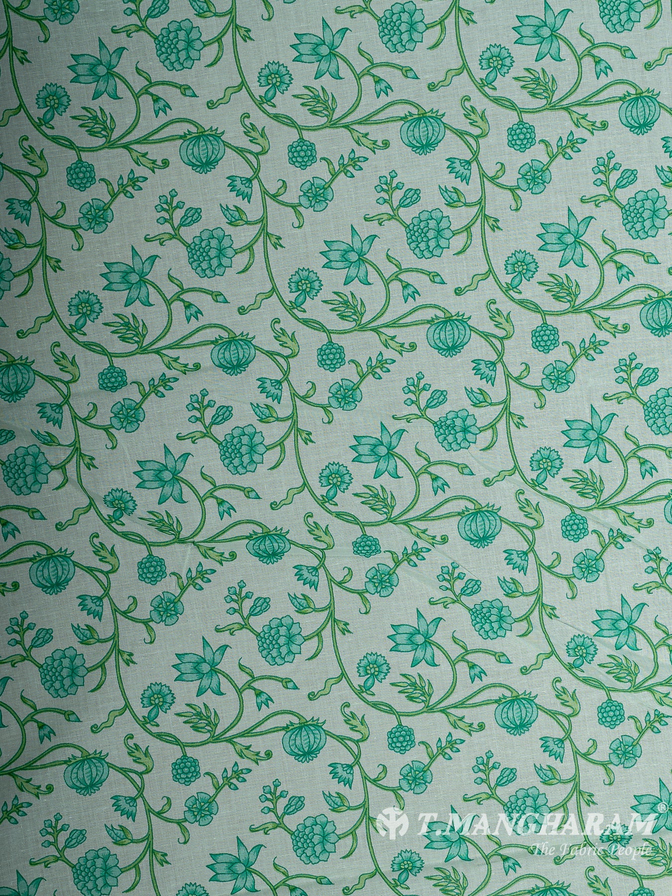 Green Cotton Fabric - EC12267