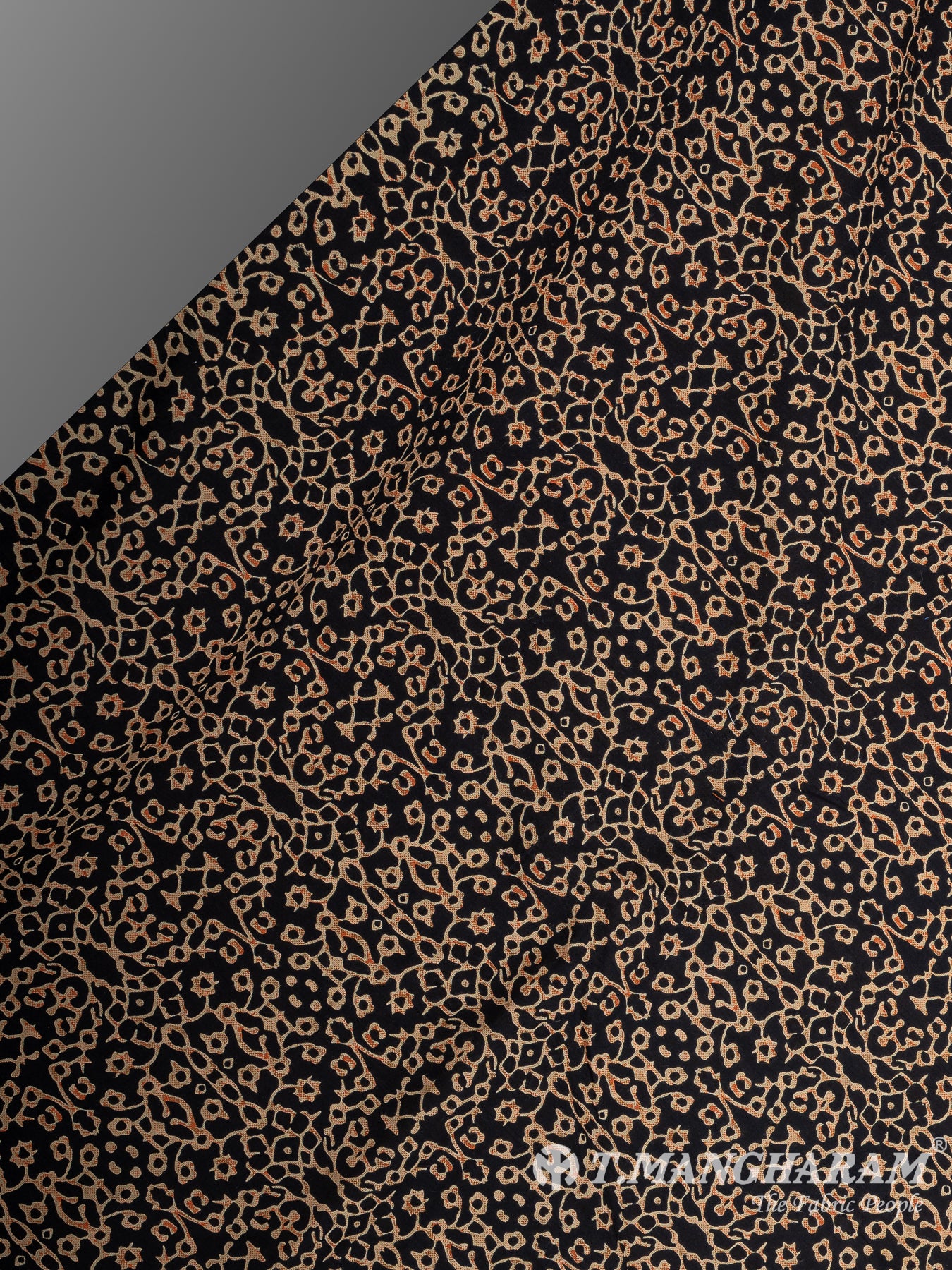 Black Cotton Fabric - EC12277