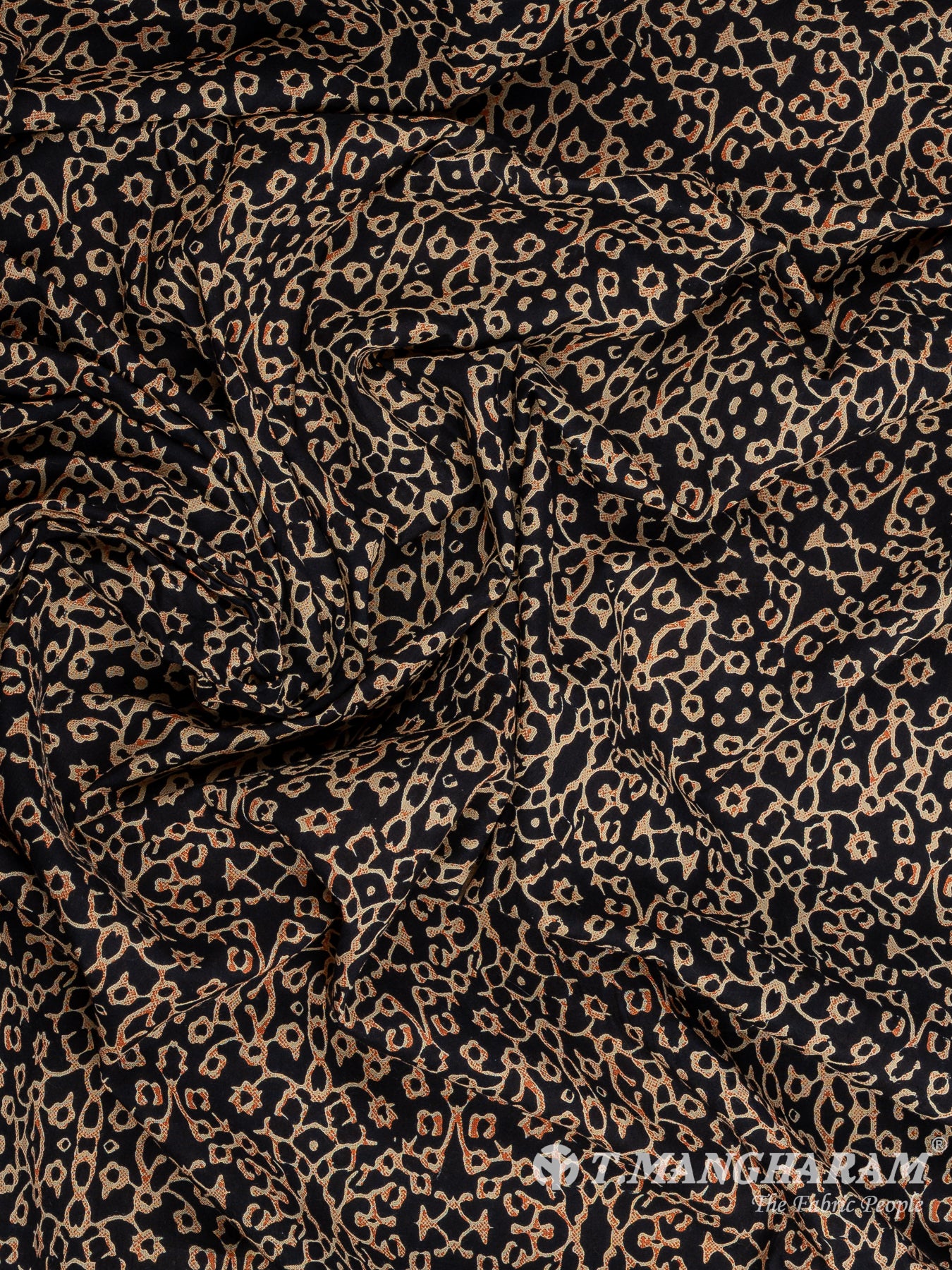 Black Cotton Fabric - EC12277