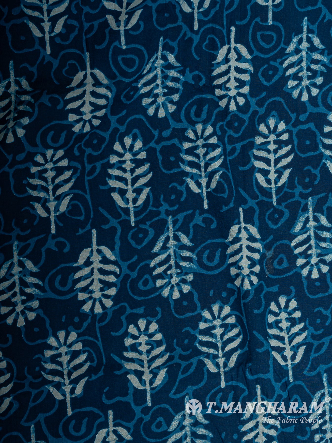 Blue Cotton Fabric - EC12287