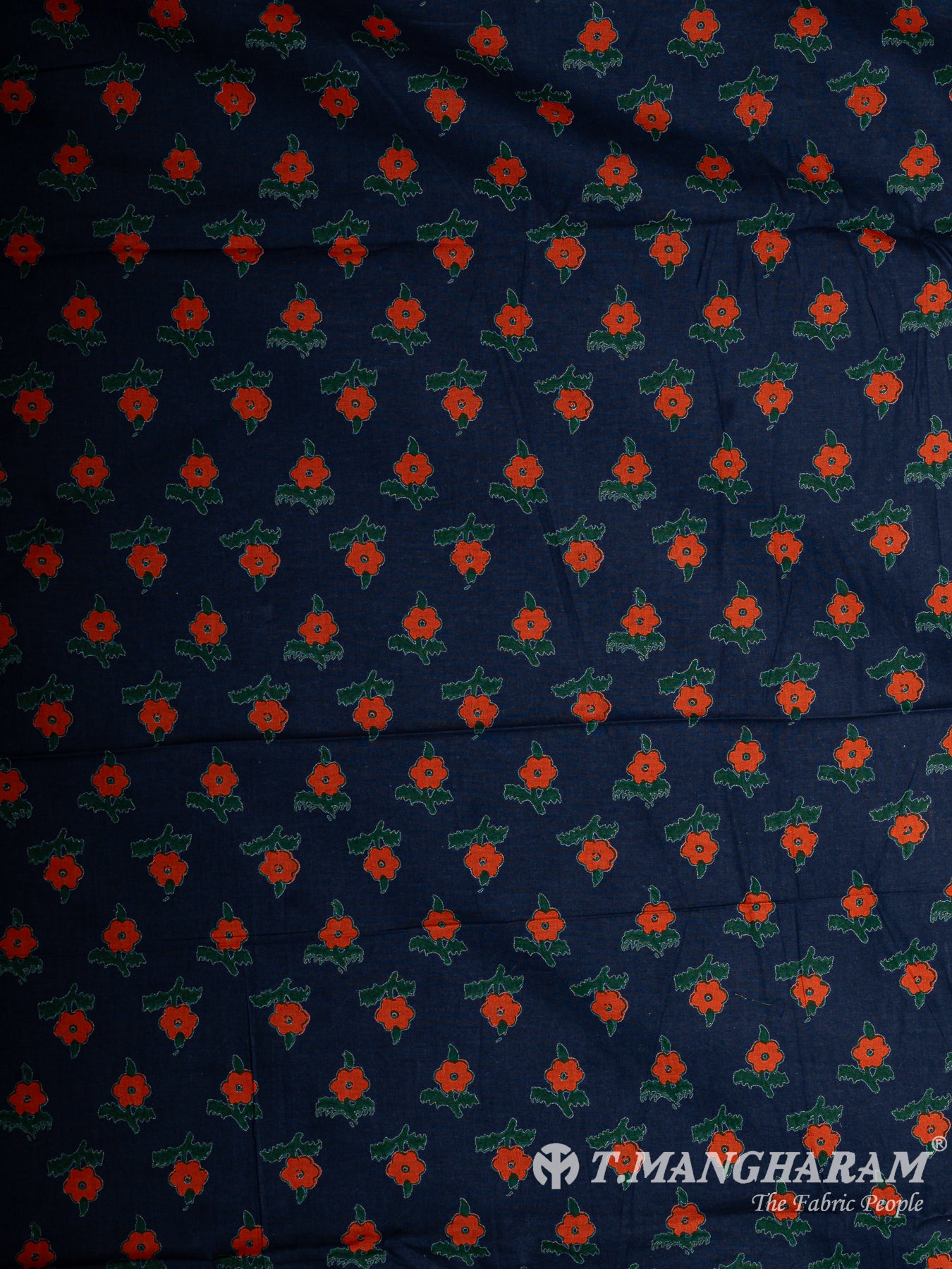 Blue Cotton Fabric - EC12283