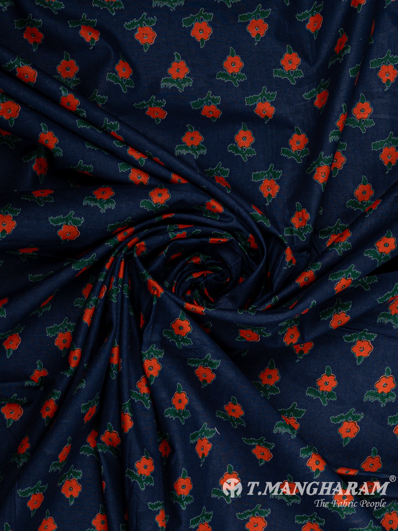 Blue Cotton Fabric - EC12283