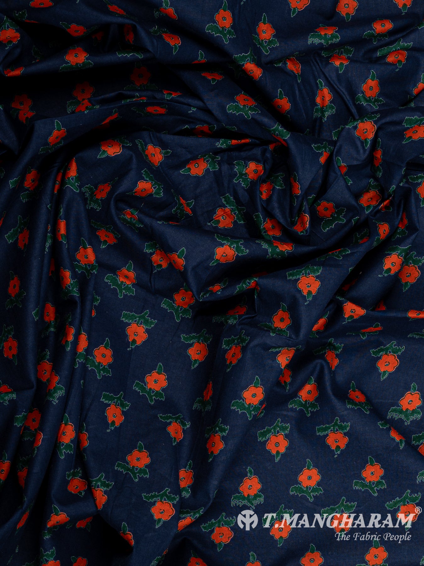 Blue Cotton Fabric - EC12283