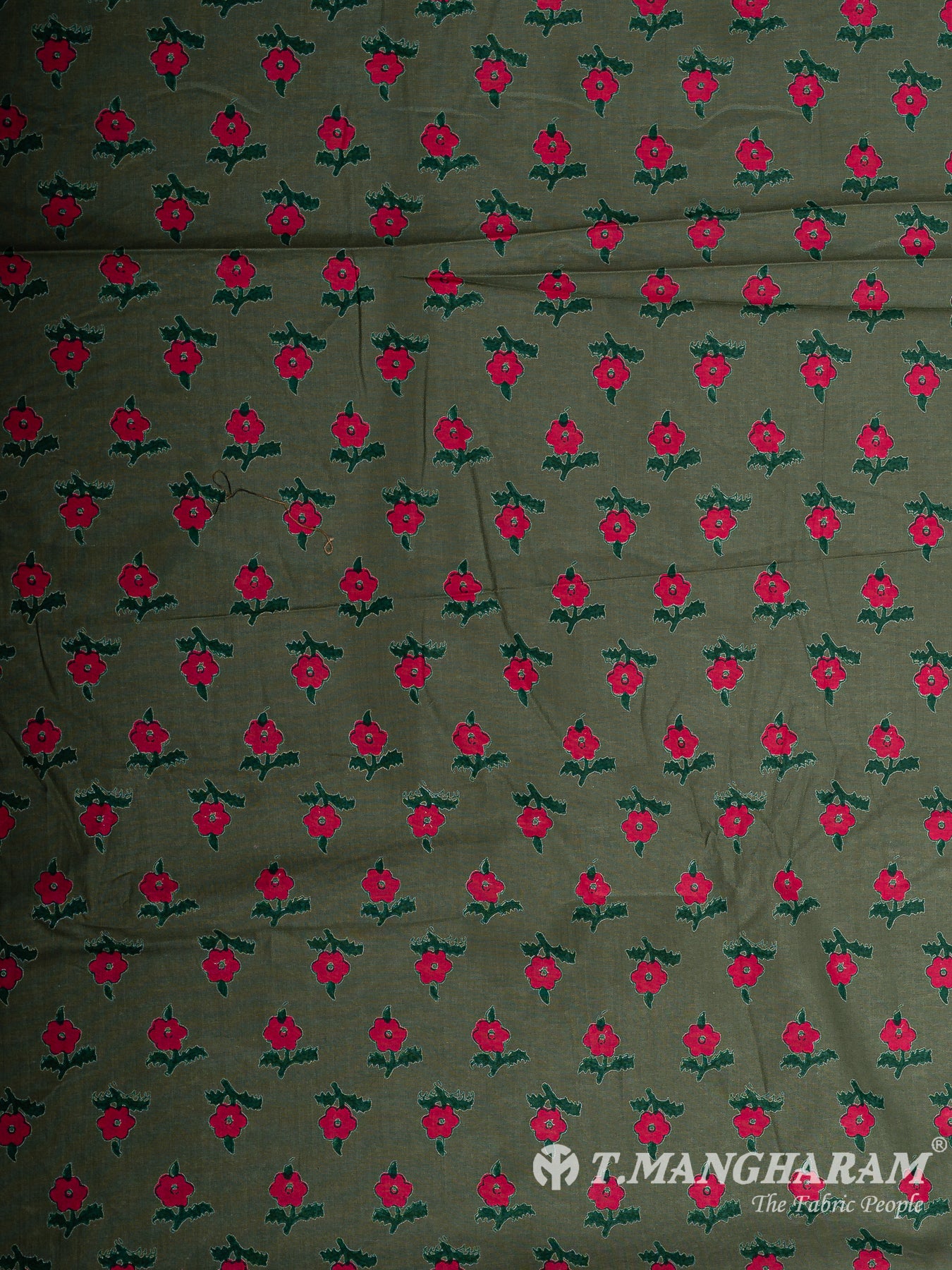 Green Cotton Fabric - EC12280