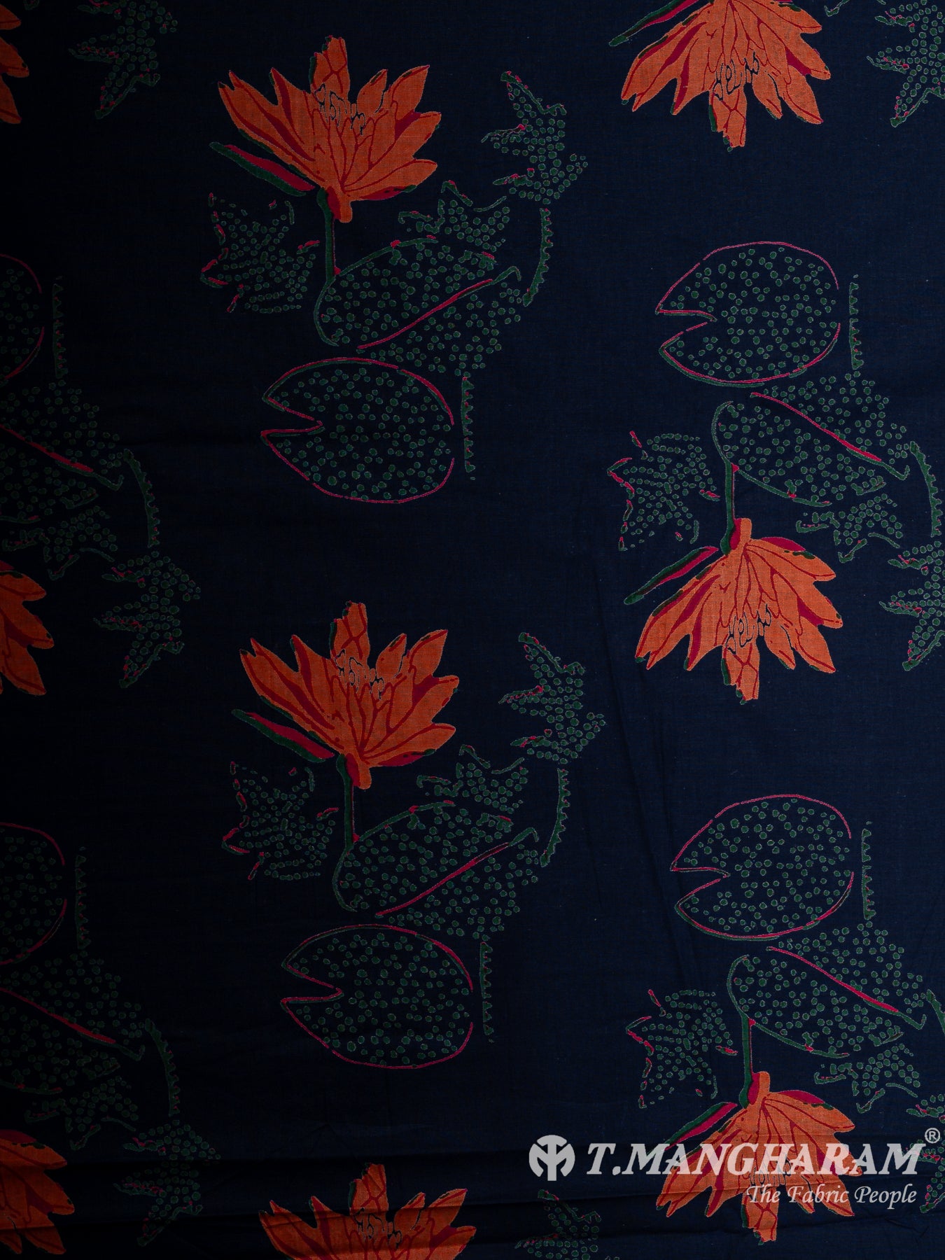 Blue Cotton Fabric - EC12284