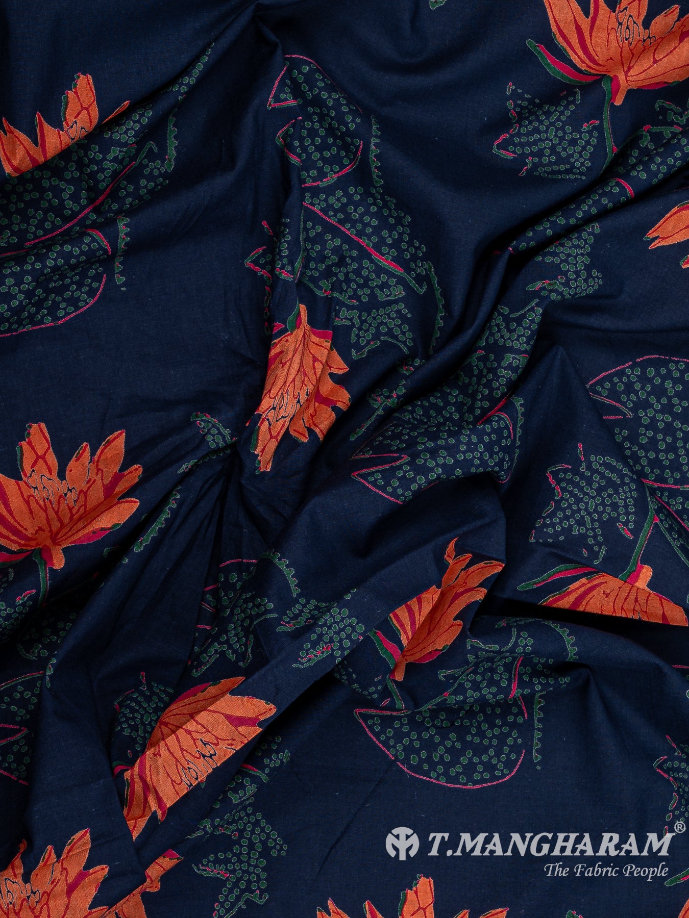 Blue Cotton Fabric - EC12284