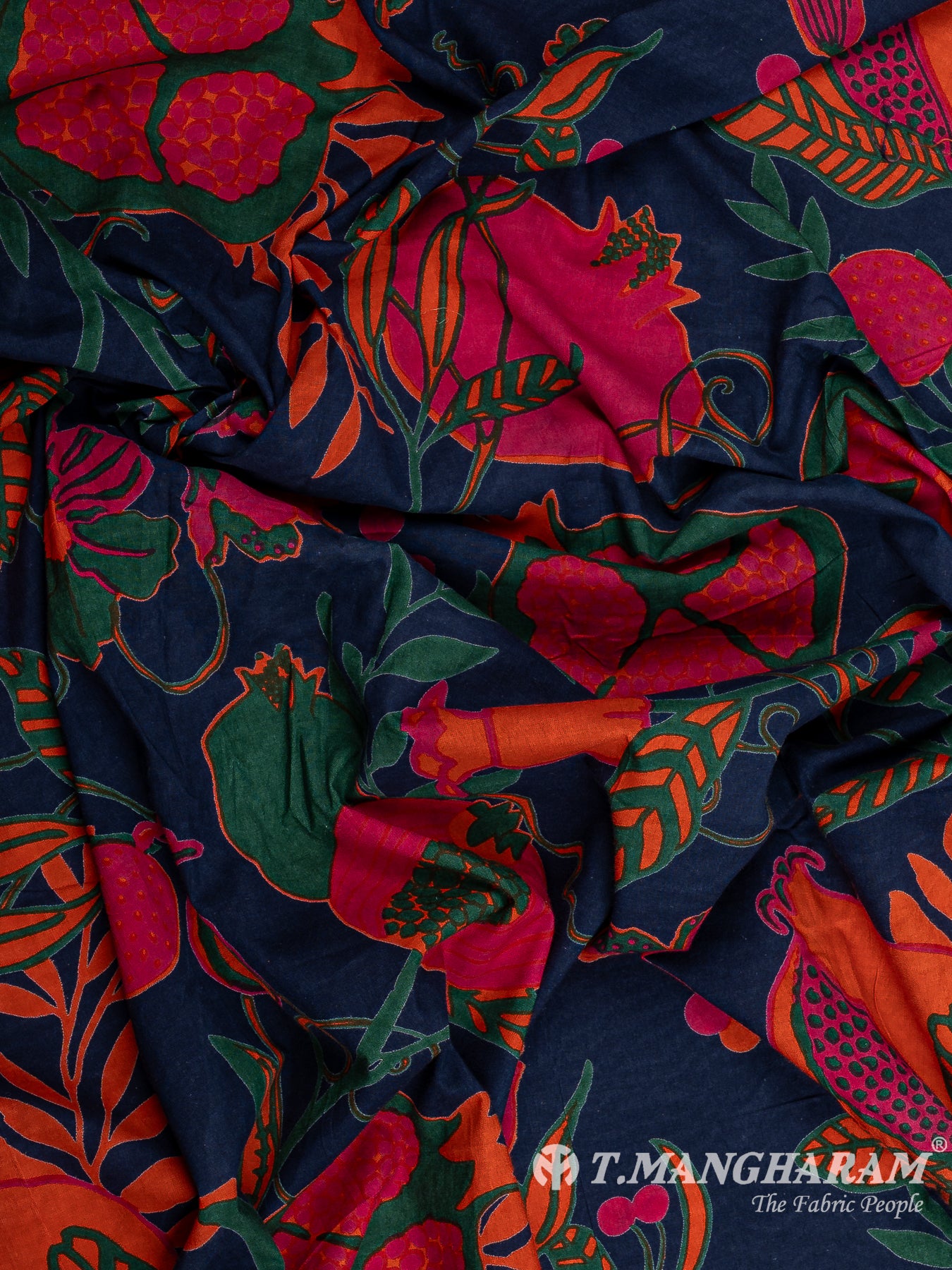 Blue Cotton Fabric - EC12282