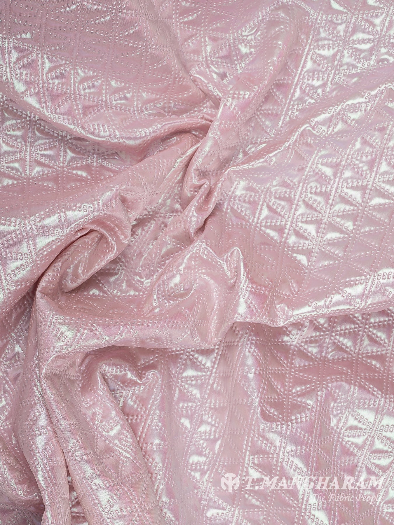 Pink Leather Fabric - EB8645