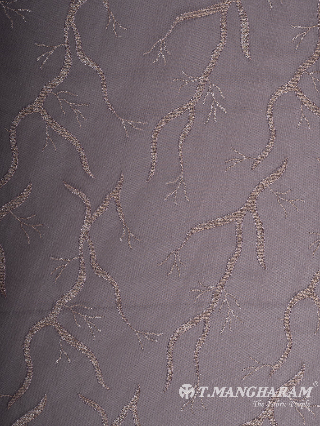 Violet Fancy Net Fabric - EB9707