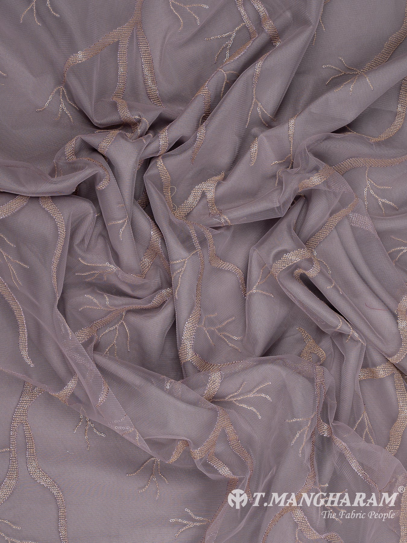 Violet Fancy Net Fabric - EB9707