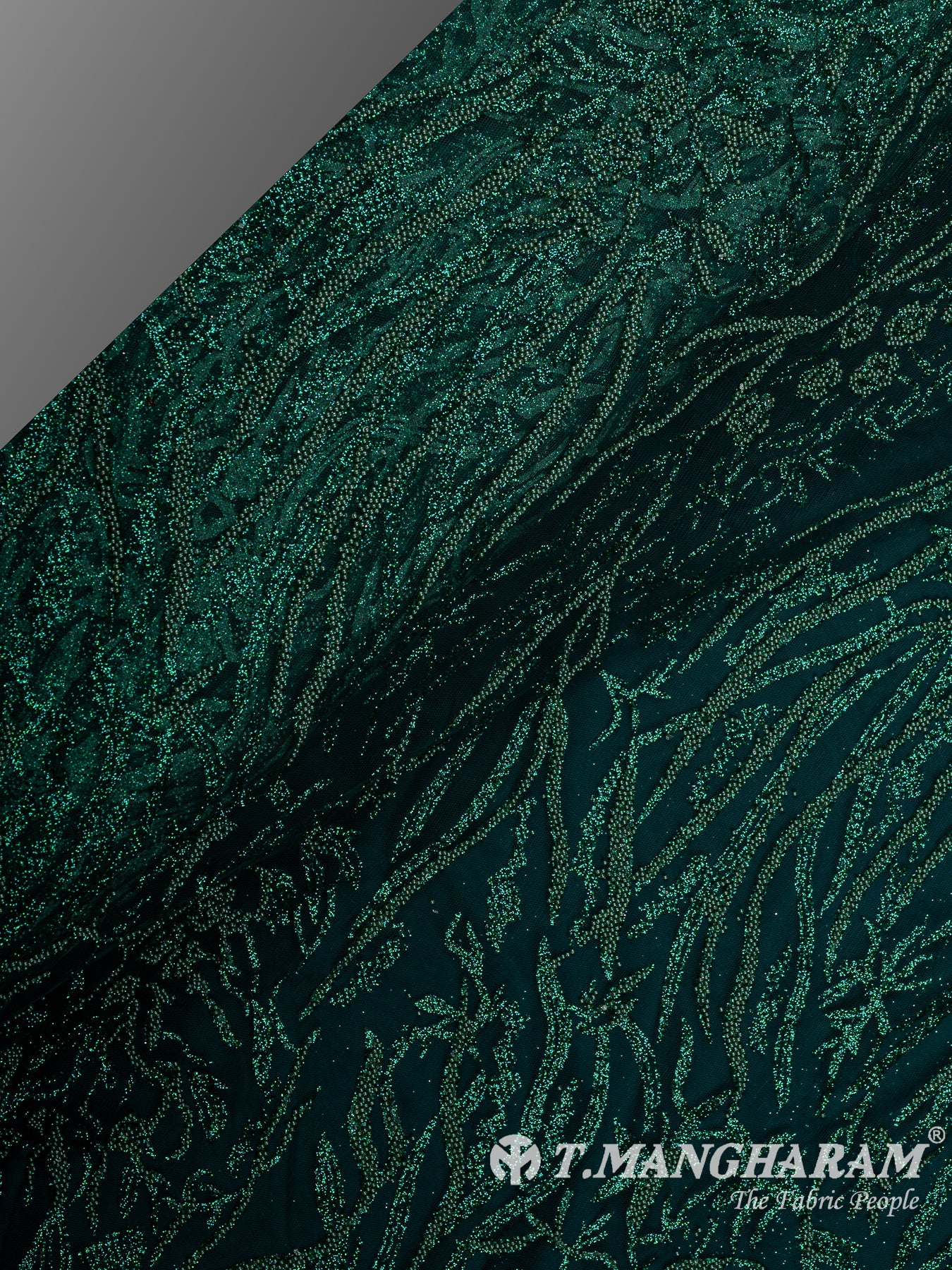 Green Fancy Net Fabric - EC12516