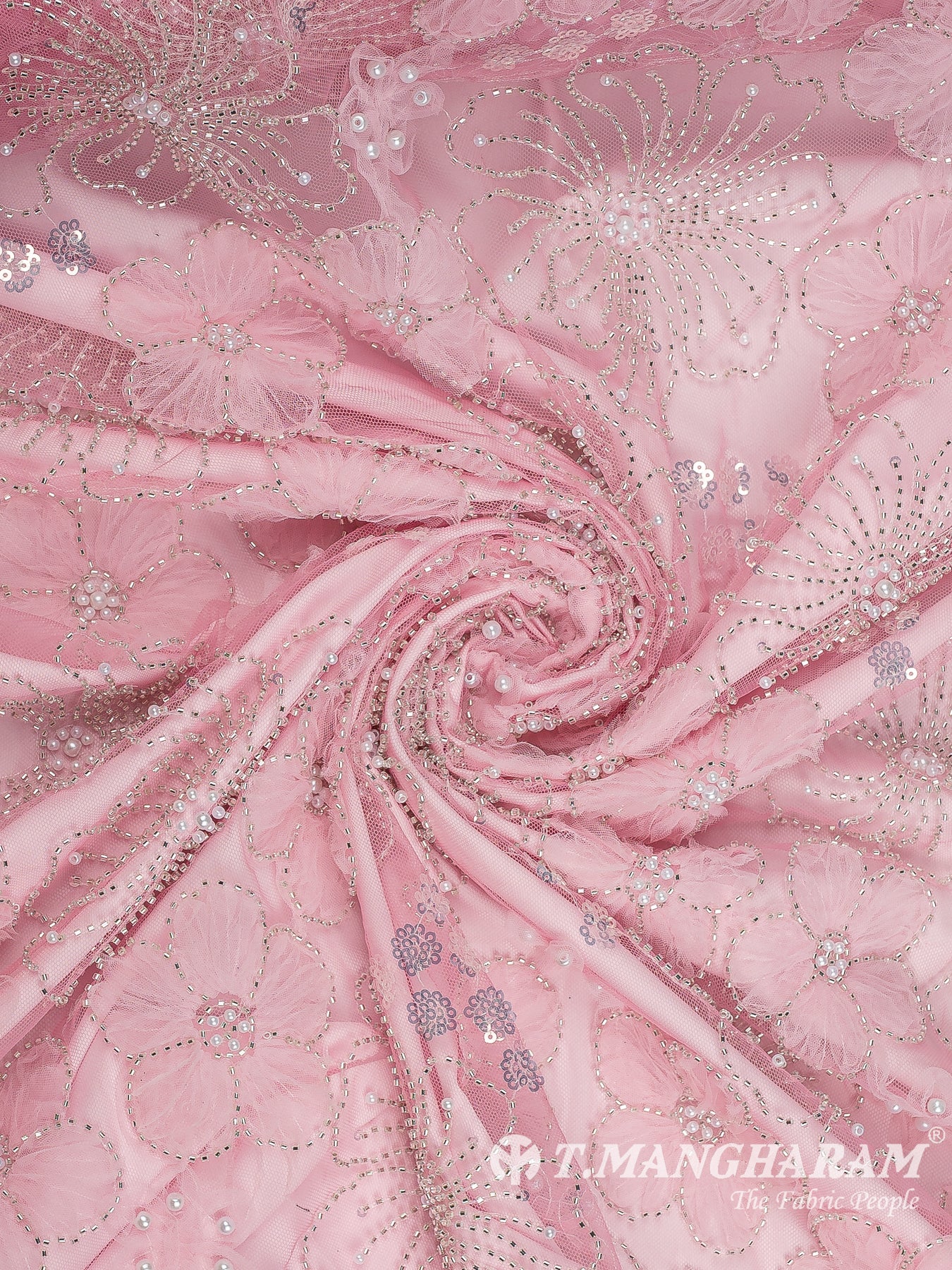 Pink Fancy Net Fabric - EB9715