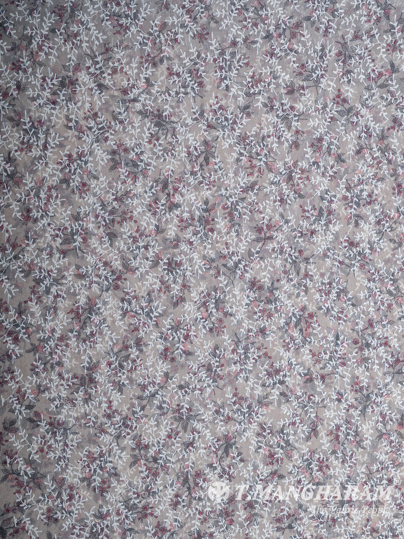 Grey Georgette Fabric - EB6970