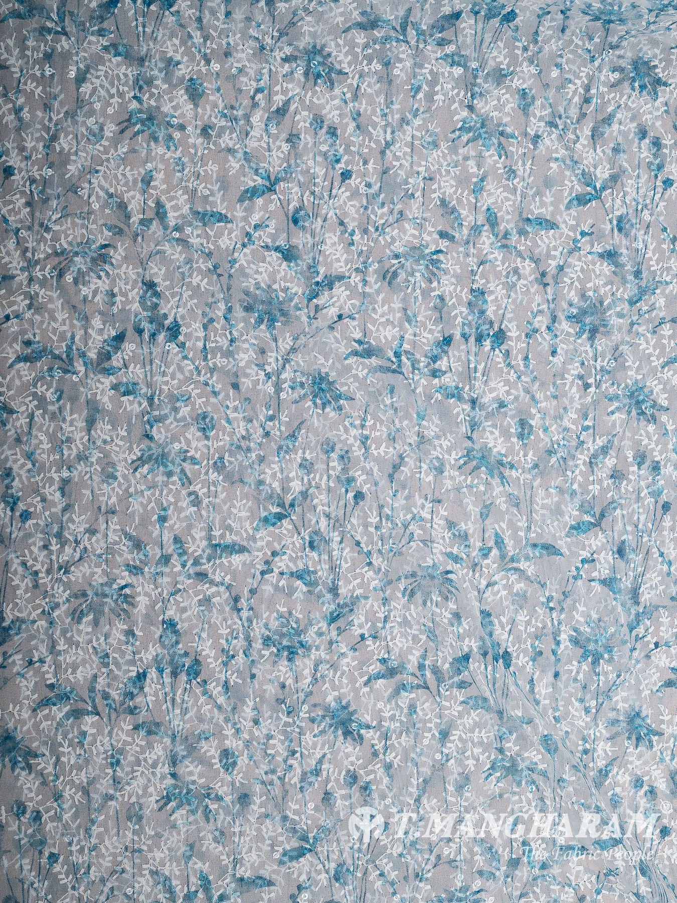 White Georgette Fabric - EB6972