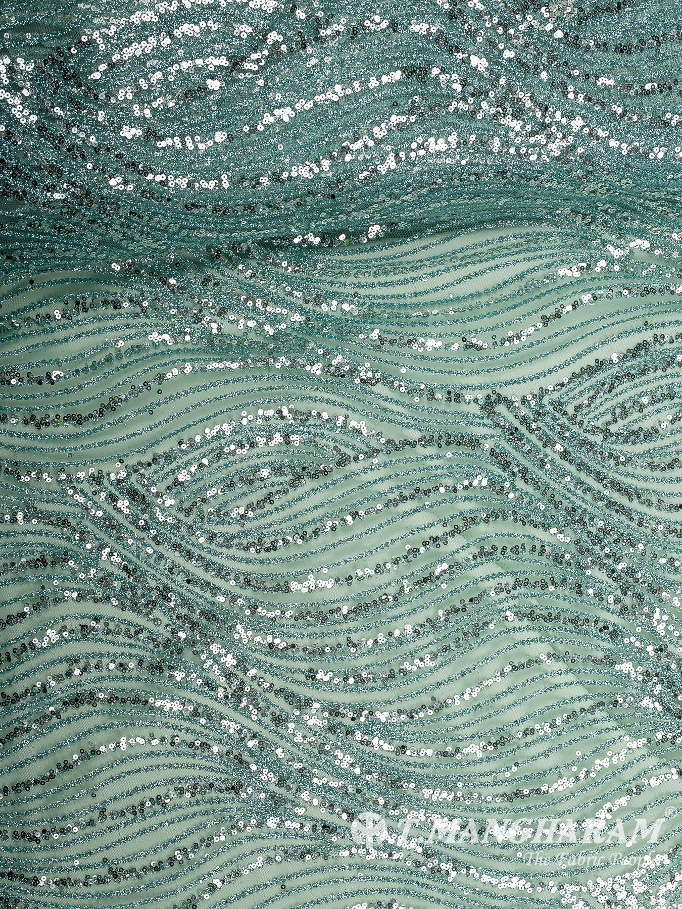 Green Fancy Net Fabric - EC12501