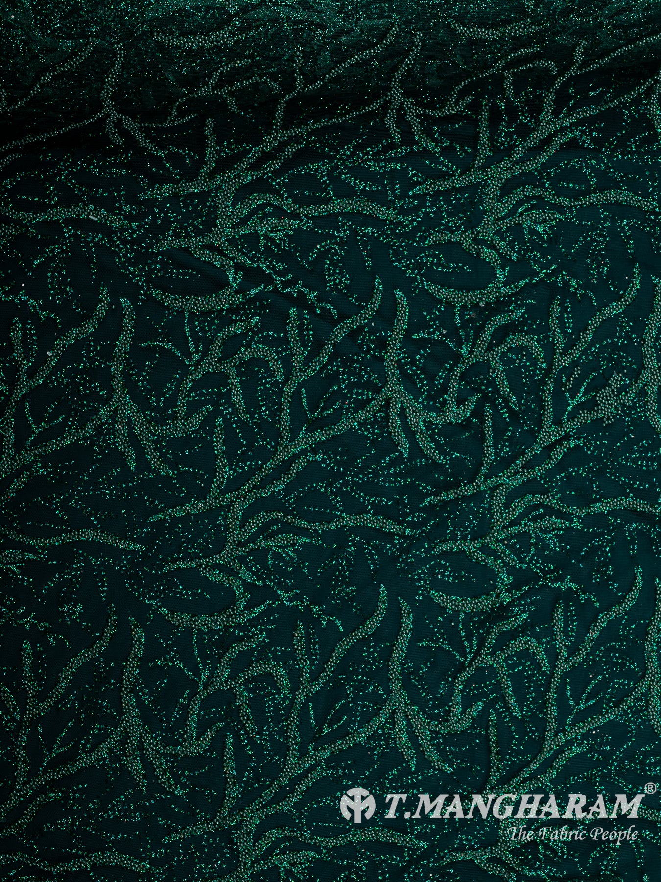 Green Fancy Net Fabric - EC12521