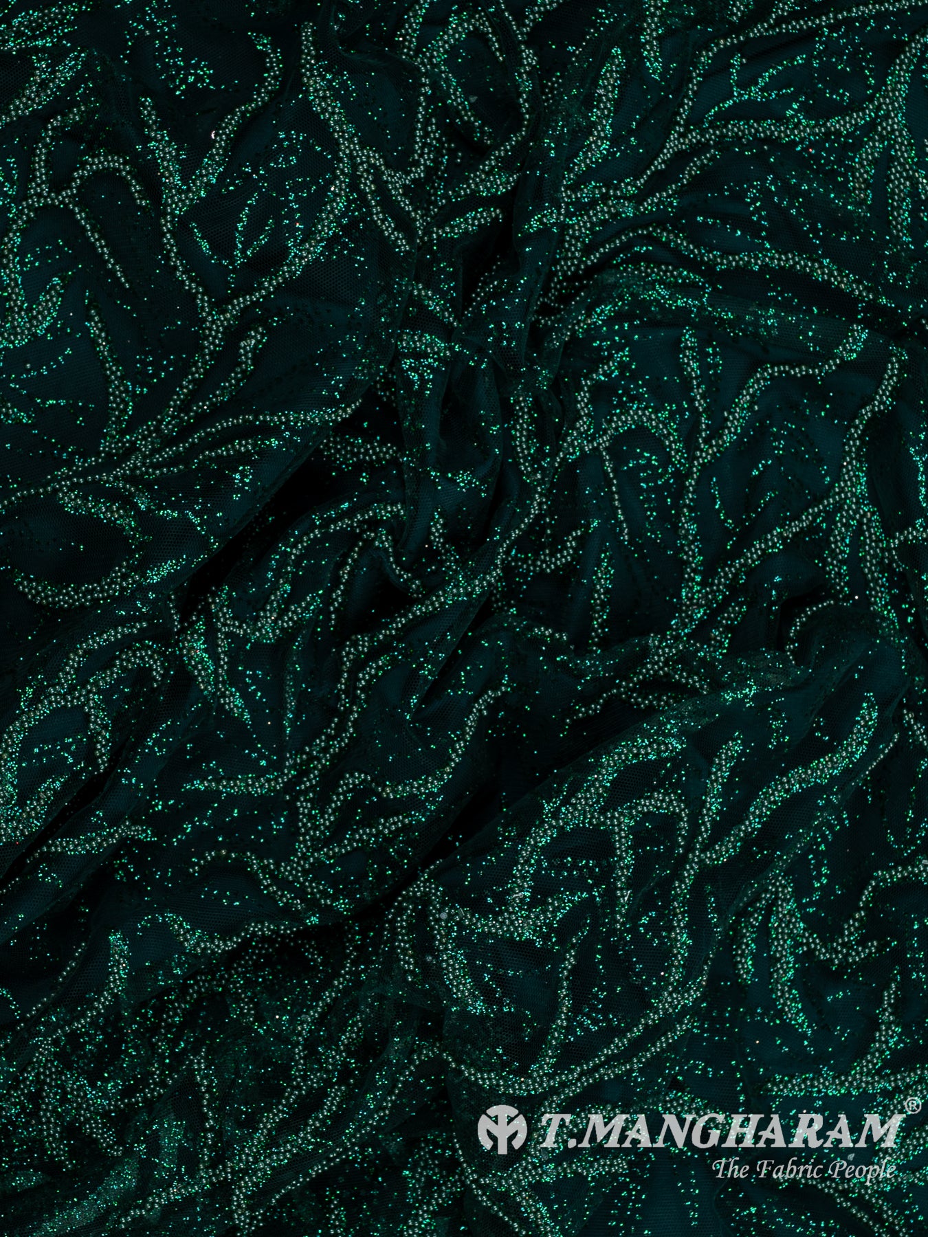 Green Fancy Net Fabric - EC12521
