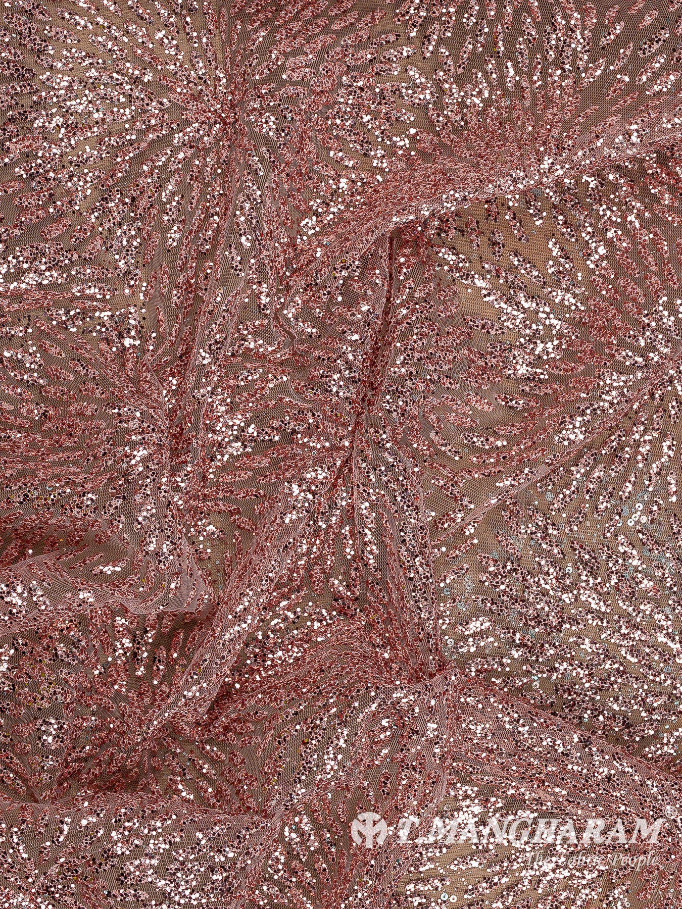Pink Fancy Net Fabric - EC12488