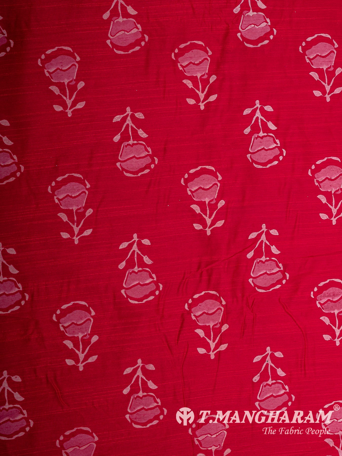 Red Cotton Fabric - EC12957
