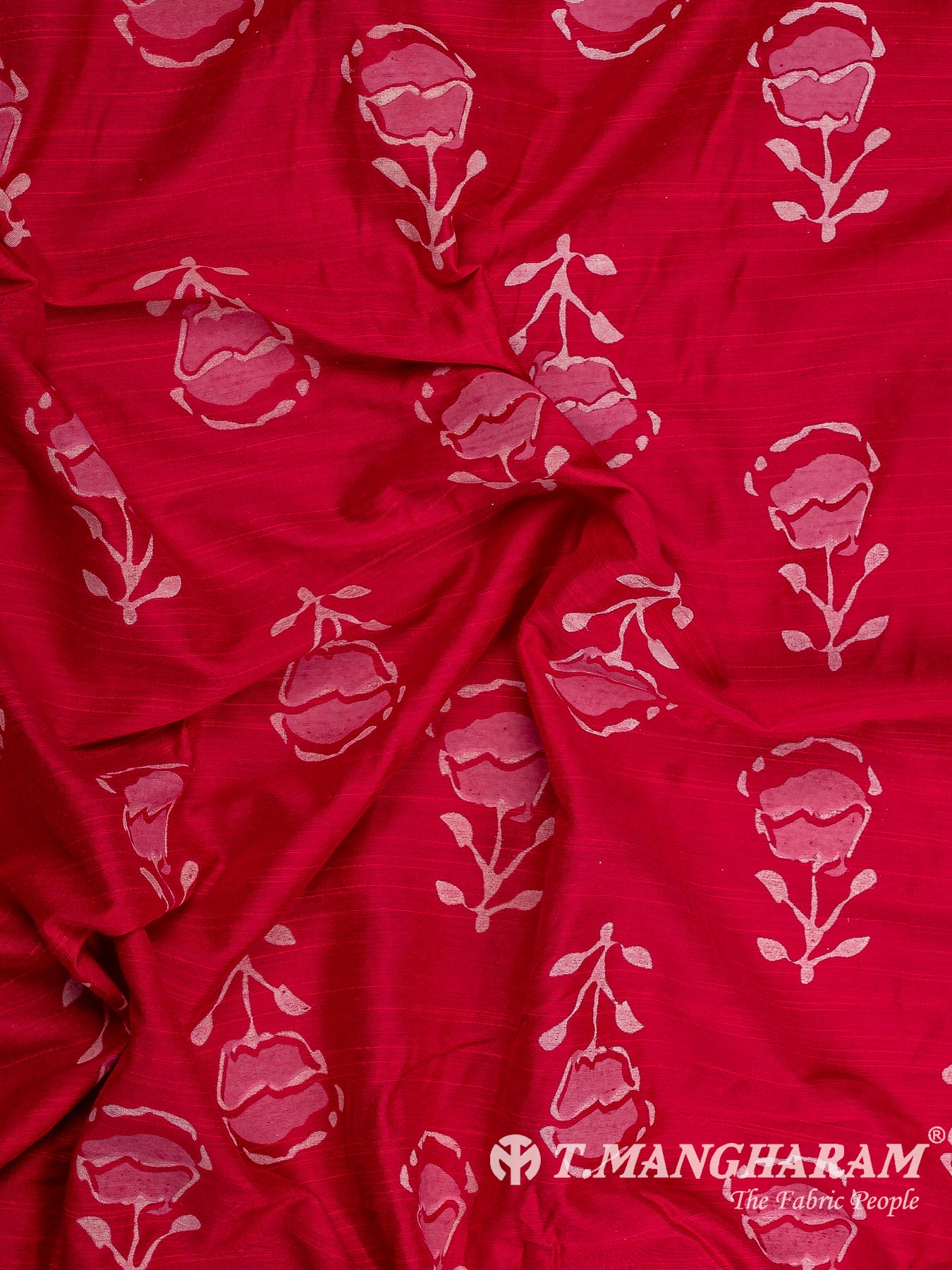 Red Cotton Fabric - EC12957