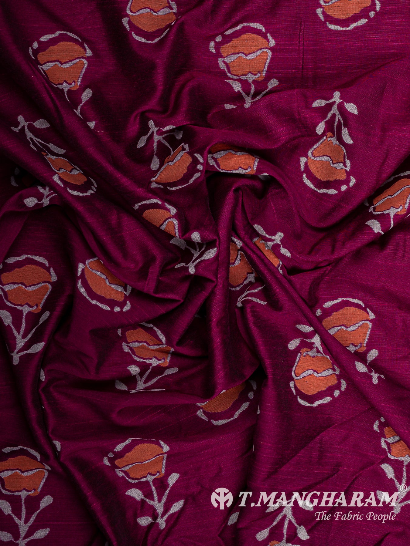 Wine Cotton Fabric - EC12956