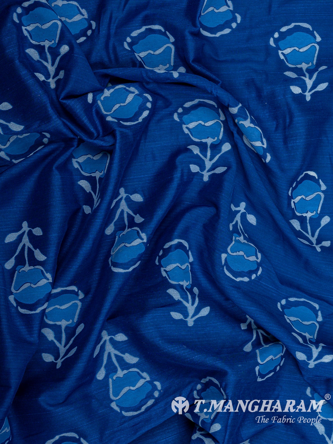 Blue Cotton Fabric - EC12955