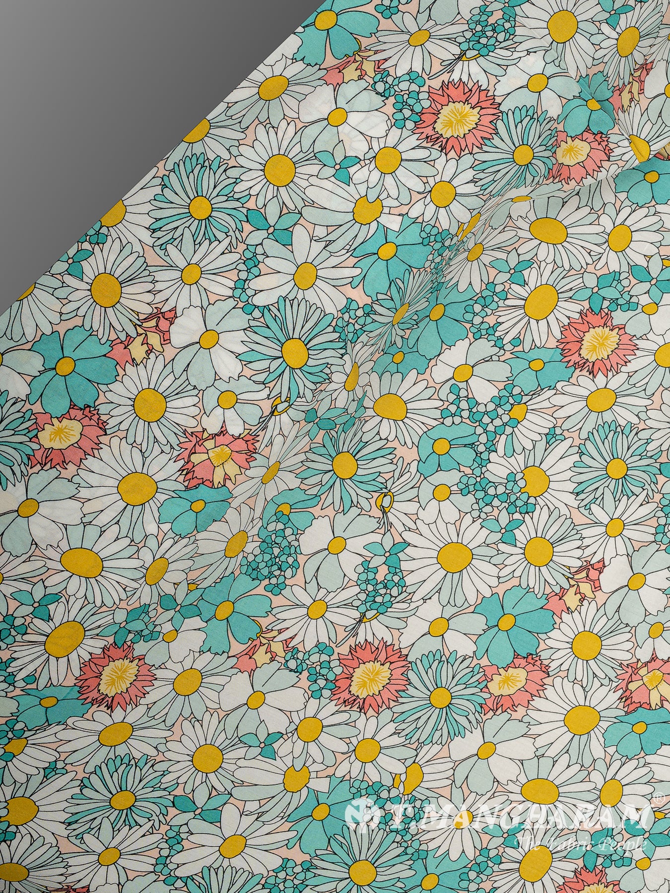Multicolor Cotton Fabric - EC8741