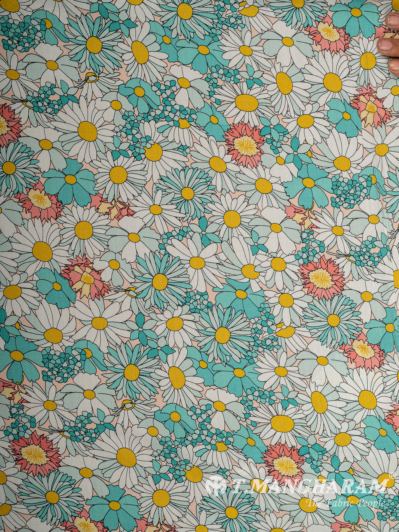 Multicolor Cotton Fabric - EC8741