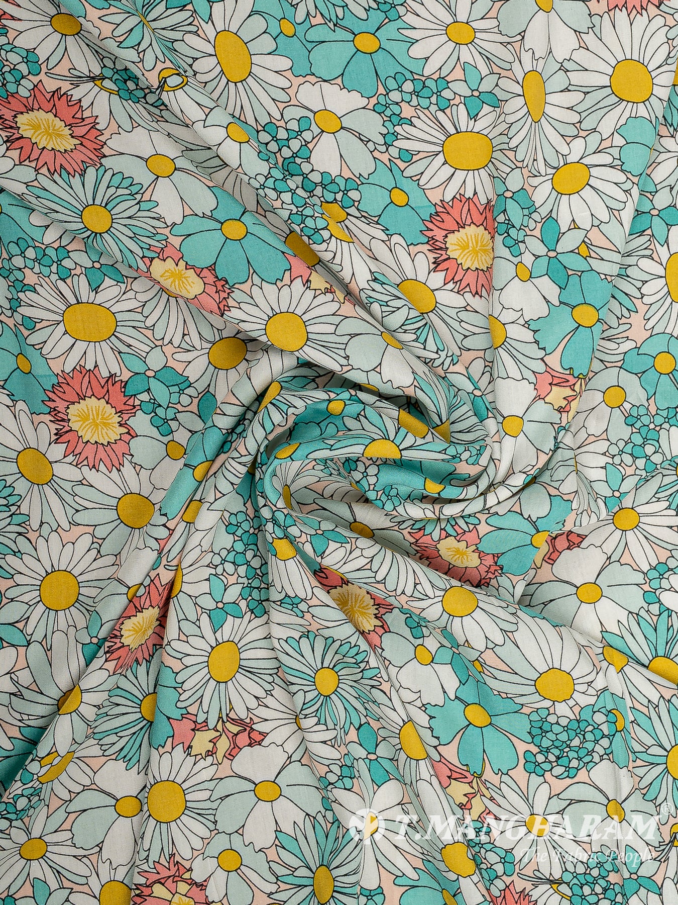 Multicolor Cotton Fabric - EC8741