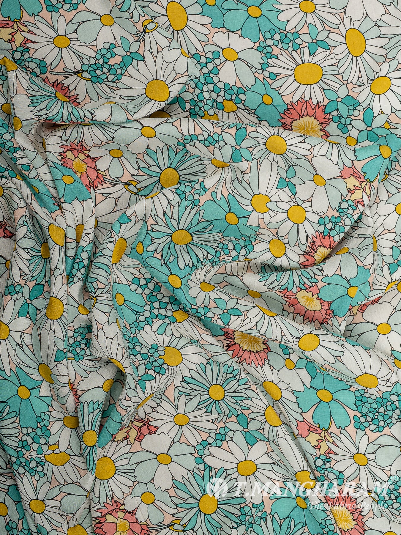 Multicolor Cotton Fabric - EC8741
