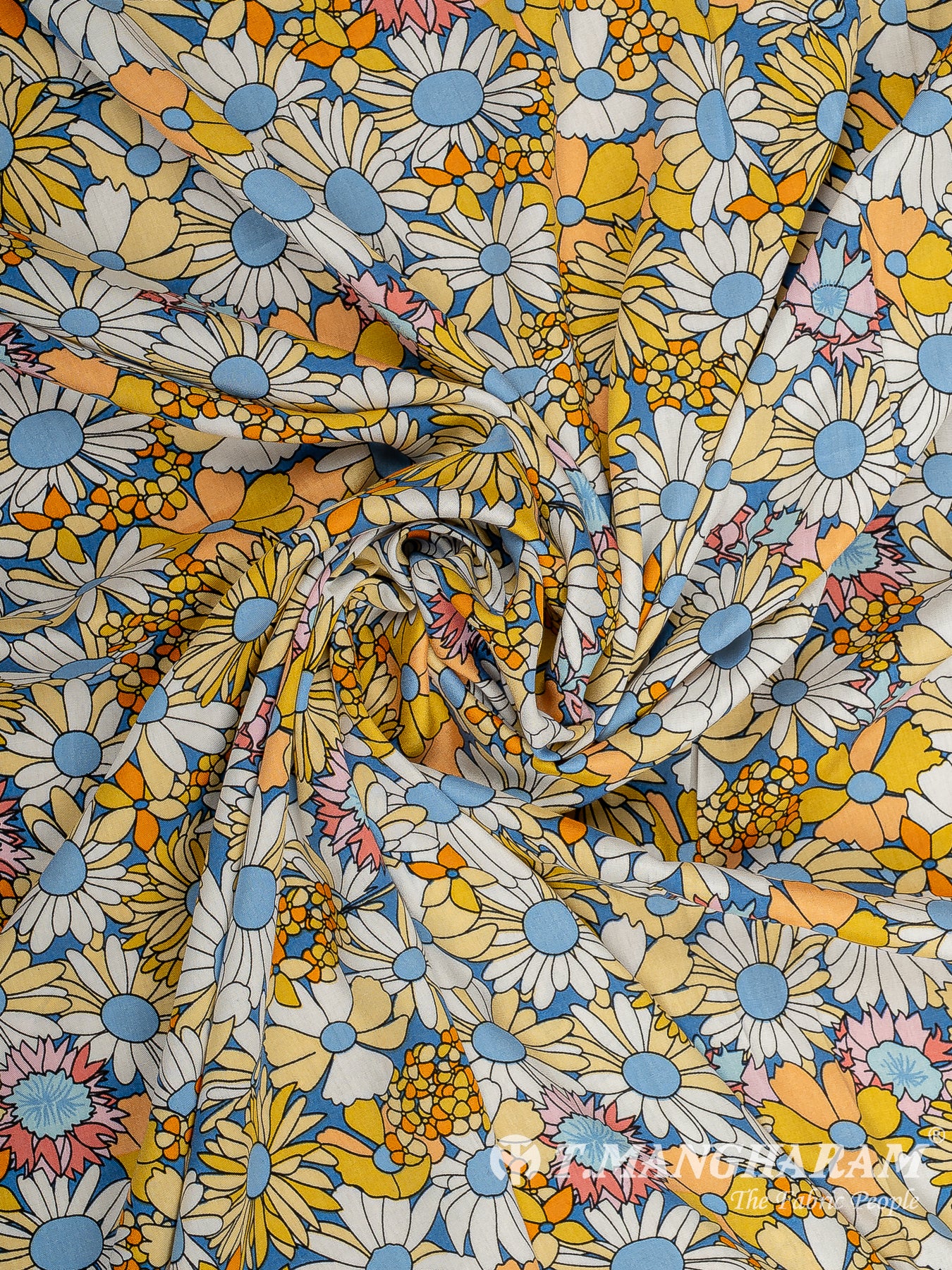 Multicolor Cotton Fabric - EC8739