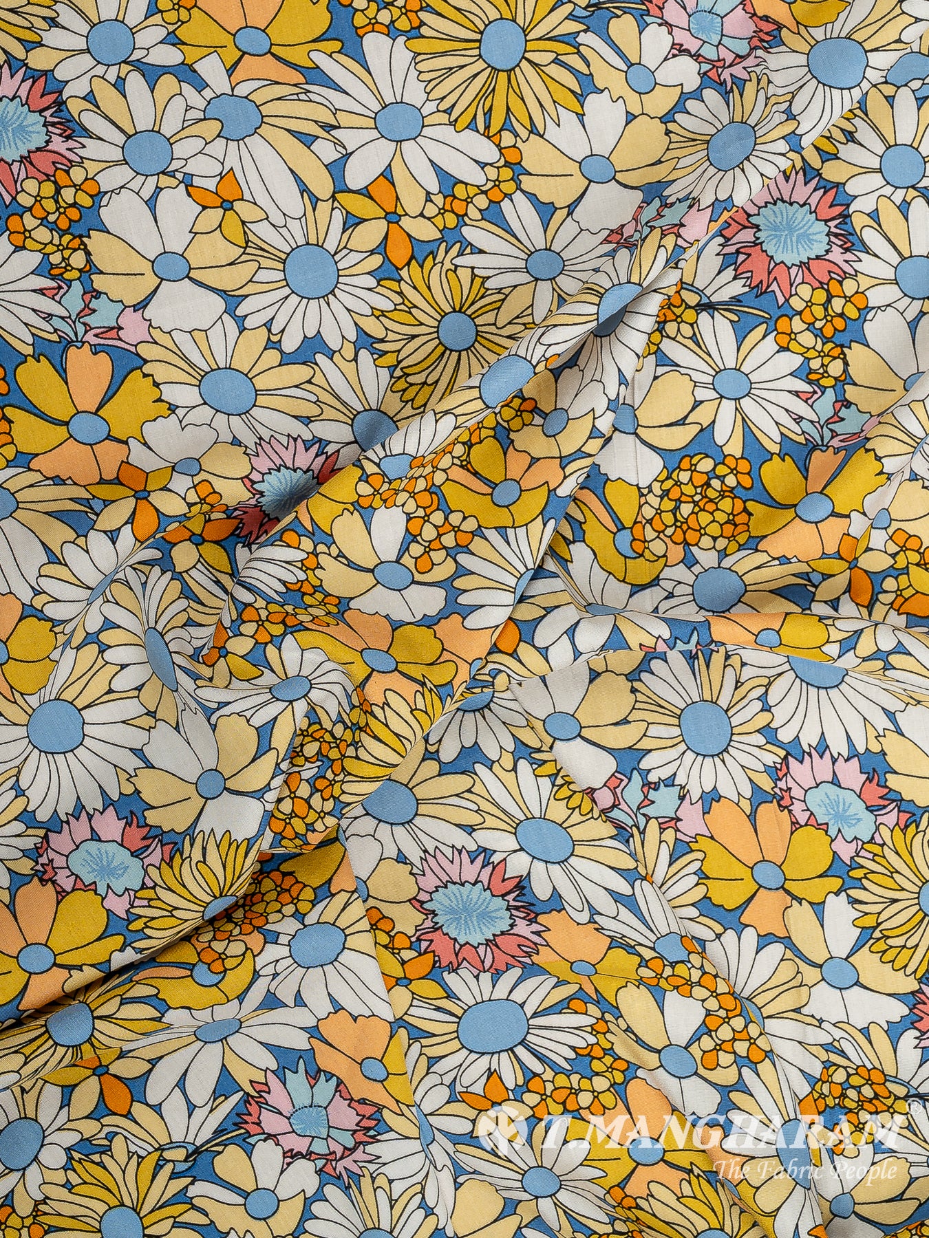 Multicolor Cotton Fabric - EC8739
