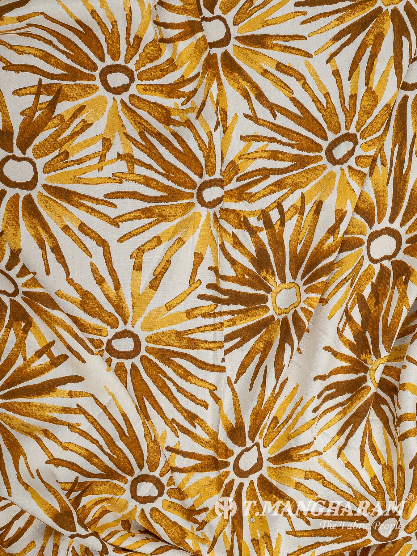 White Cotton Fabric - EC8740